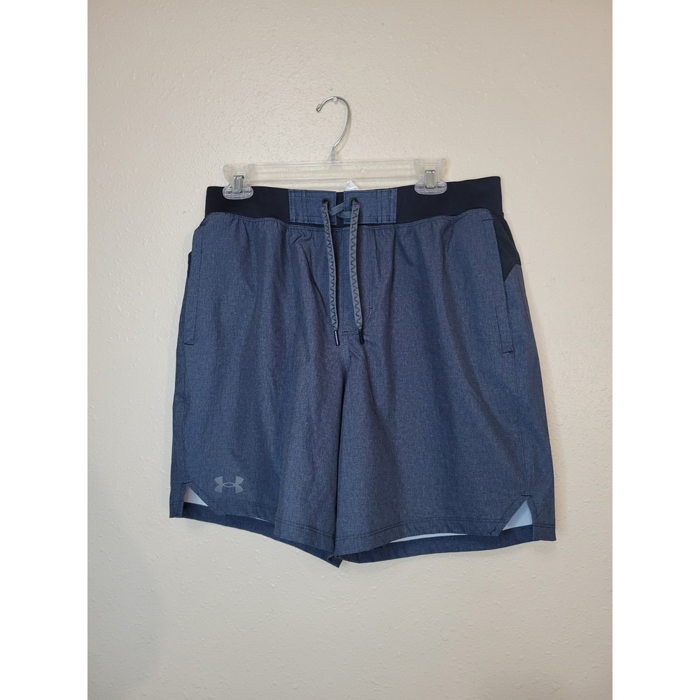 Under‎ Armour Men's Comfort Waist Swim Shorts Drawstring Stretch Sz L